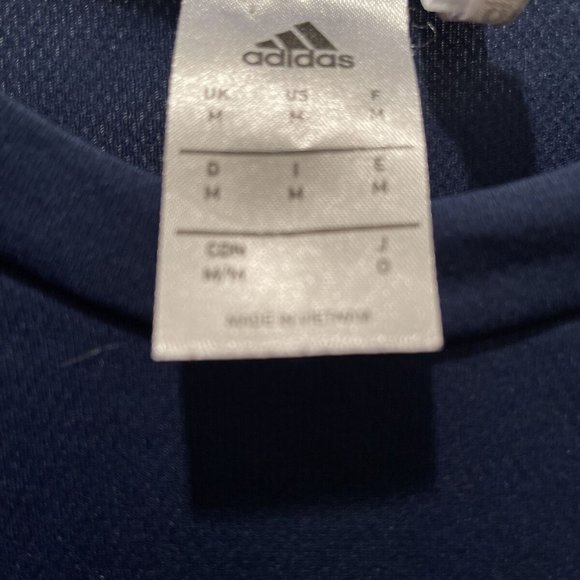 Adidas Athletic T Shirt Mens Large 3 Stripes Clima - Picture 4 of 5